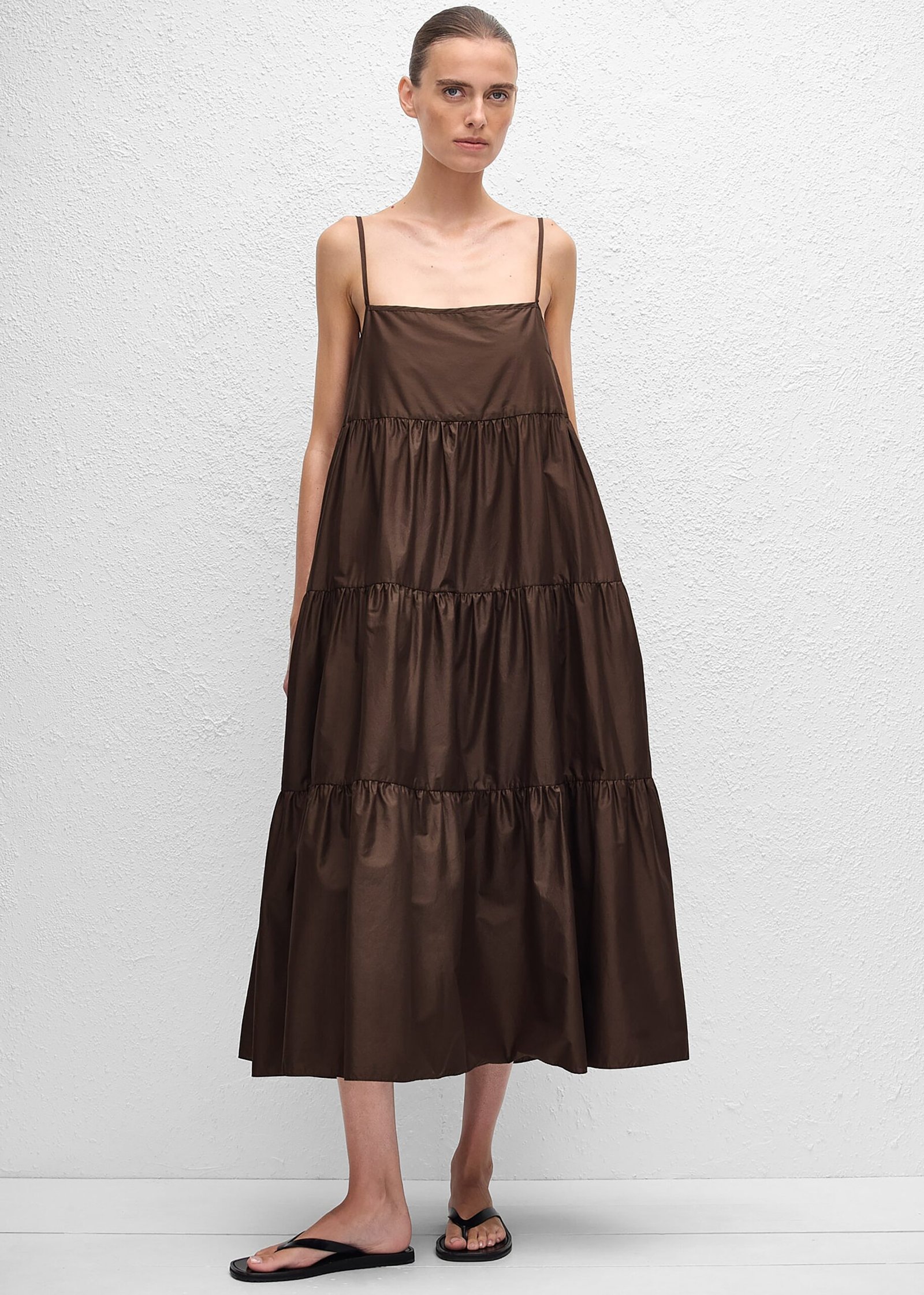 Tiered Sundress - Chocolate