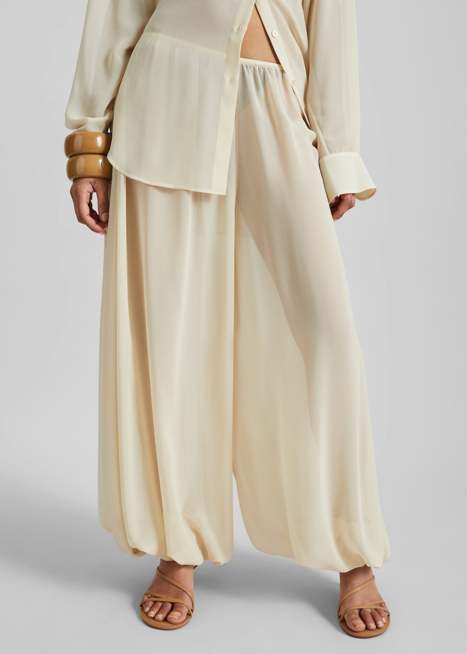 Balloon Pants - Beige