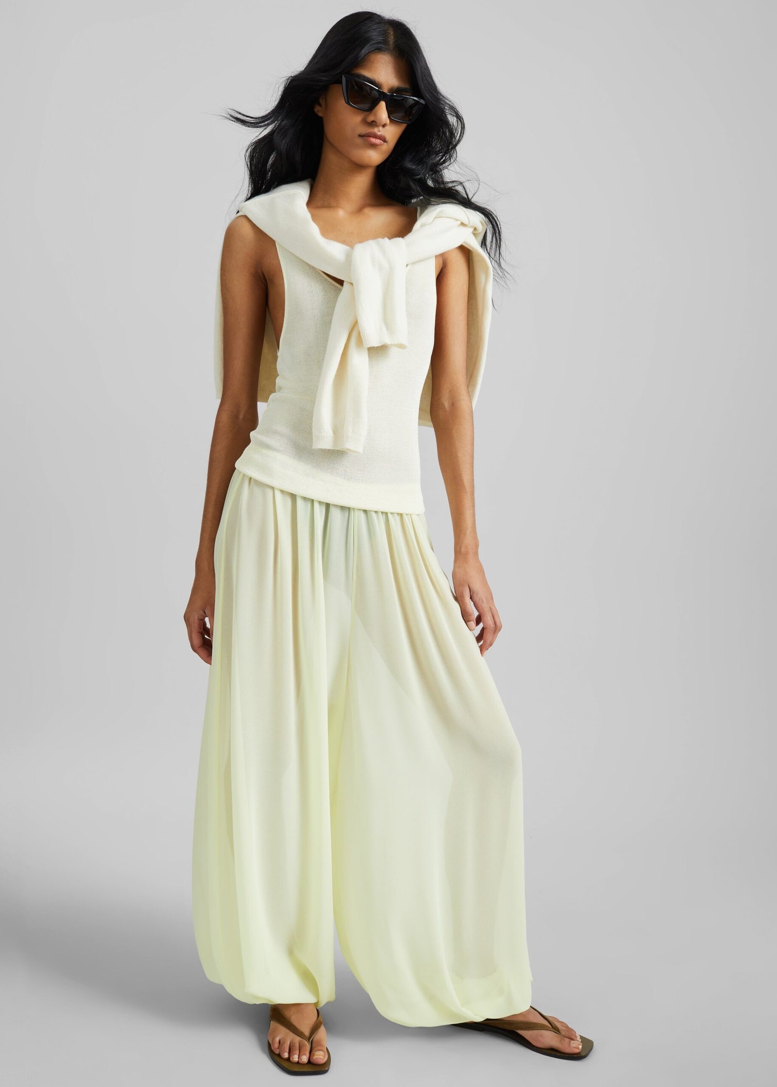 Balloon Pants - Pale Yellow