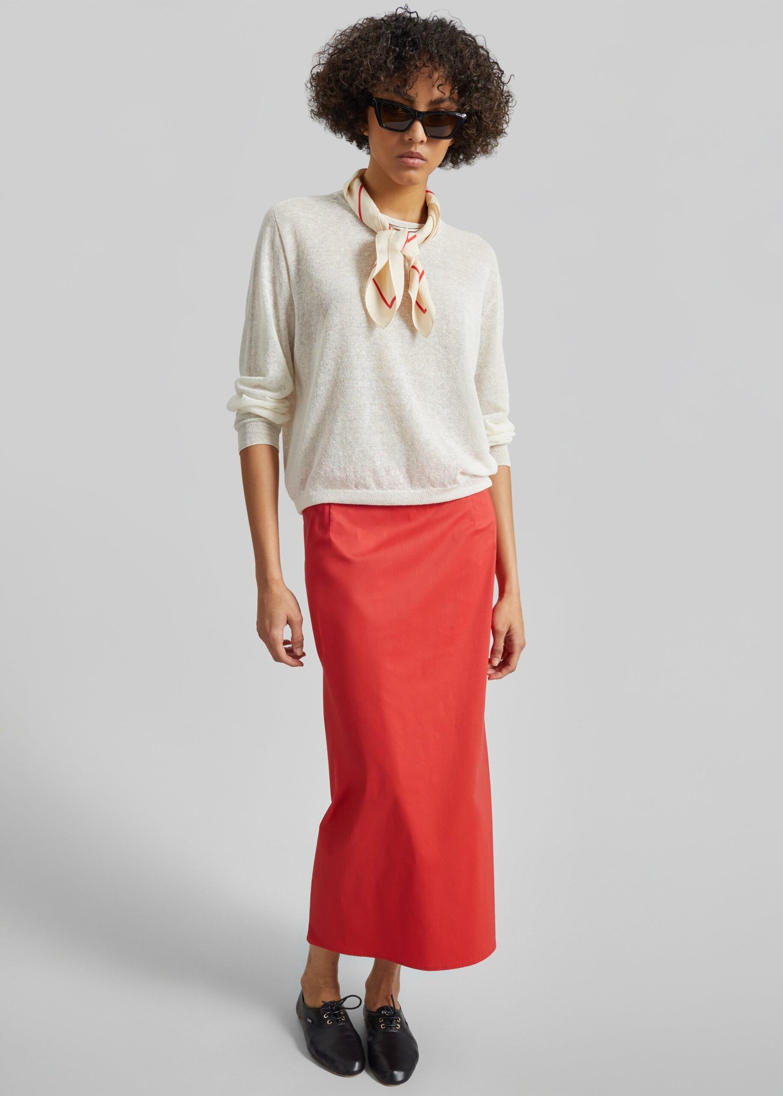 Midi Skirt - Red