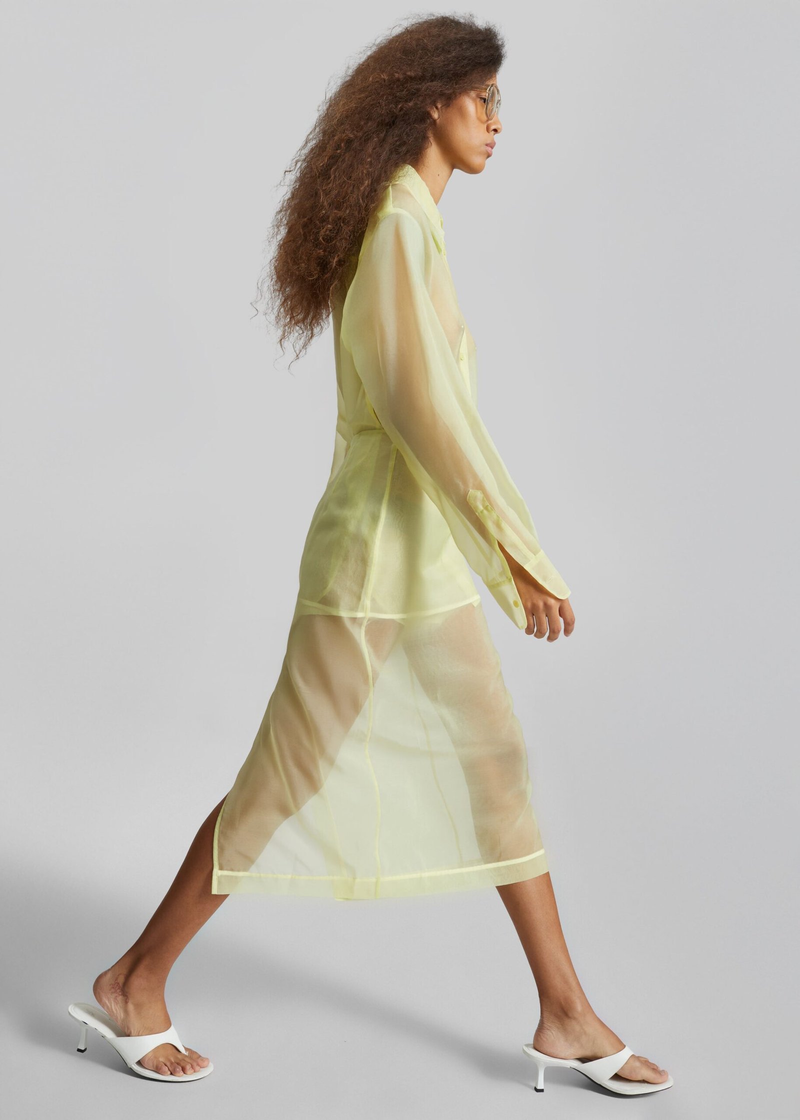 Midi Skirt - Pale Yellow
