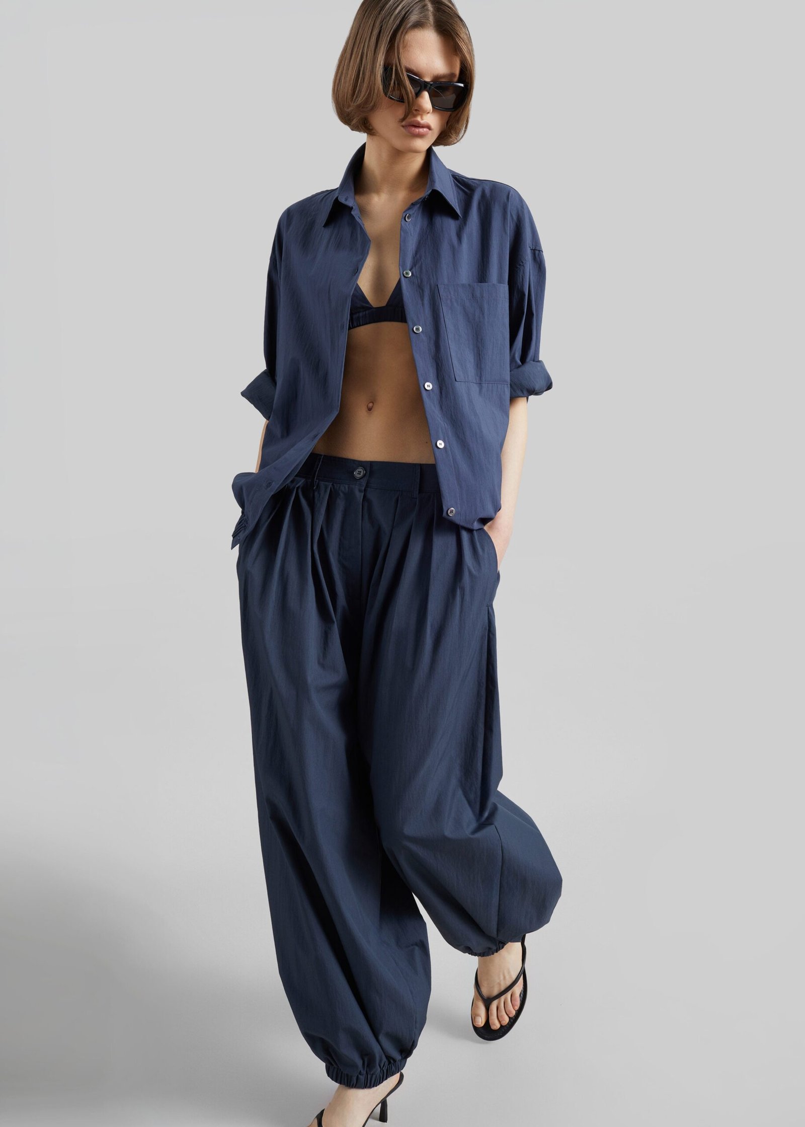 Balloon Pants - Navy